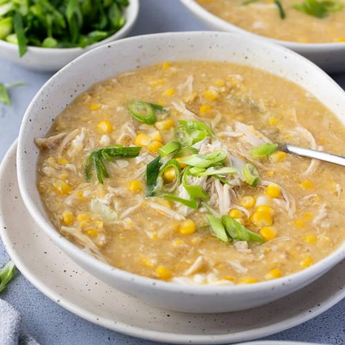 Cream of Chicken Corn Soup
